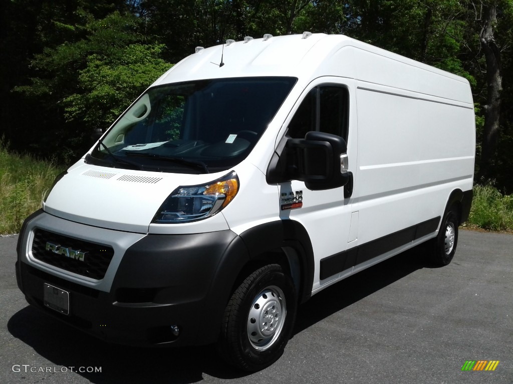 Bright White 2020 Ram ProMaster 3500 High Roof Cargo Van Exterior Photo #138637719
