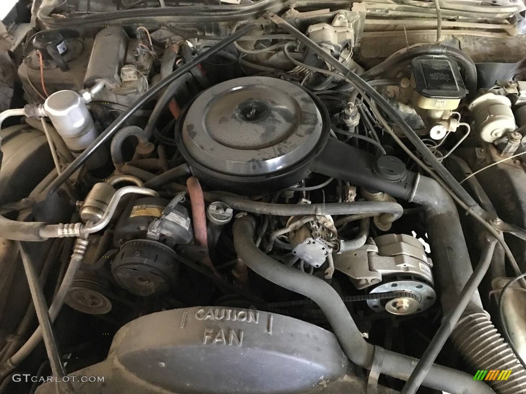 1986 Cadillac Fleetwood Brougham 5.0 Liter OHV 16-Valve V8 Engine Photo #138638217