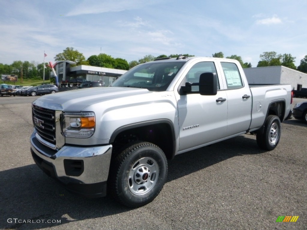 Quicksilver Metallic 2016 GMC Sierra 2500HD Double Cab 4x4 Exterior Photo #138638325