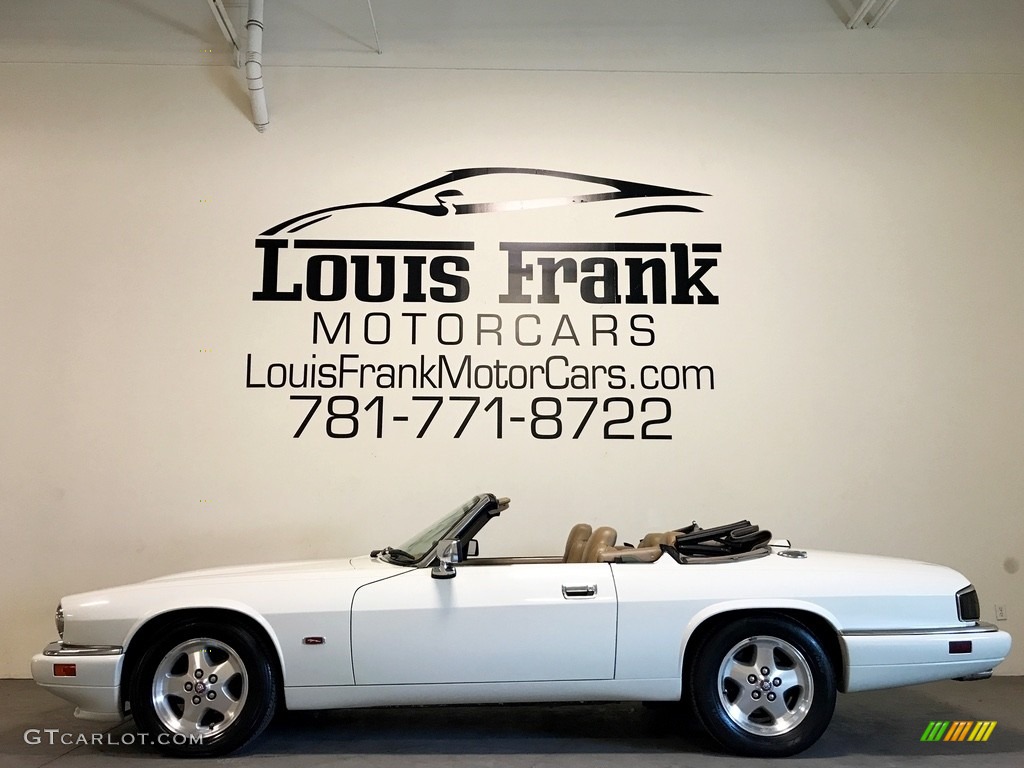 1995 XJ XJS Convertible - Glacier White / Coffee photo #2