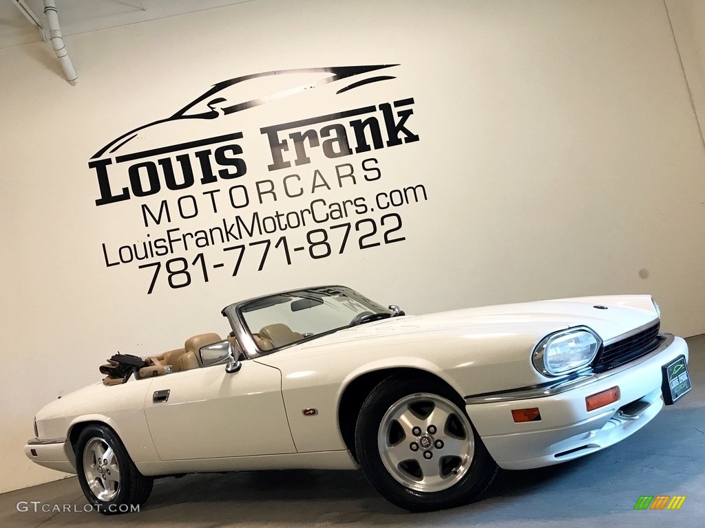 1995 XJ XJS Convertible - Glacier White / Coffee photo #3