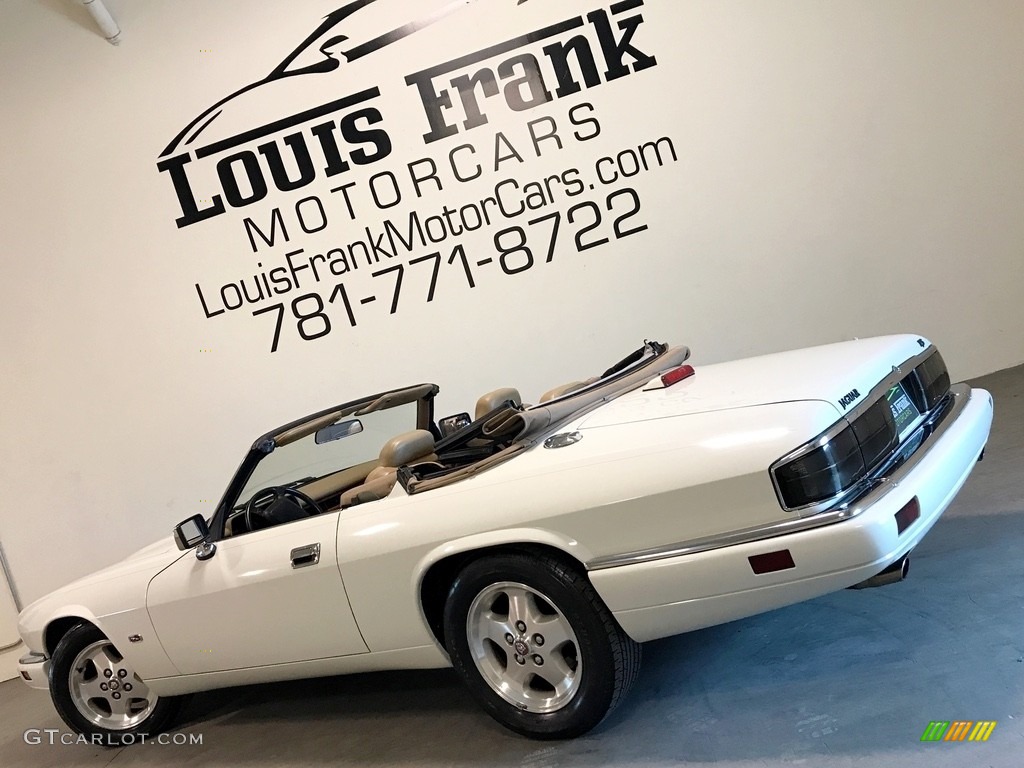 1995 XJ XJS Convertible - Glacier White / Coffee photo #4