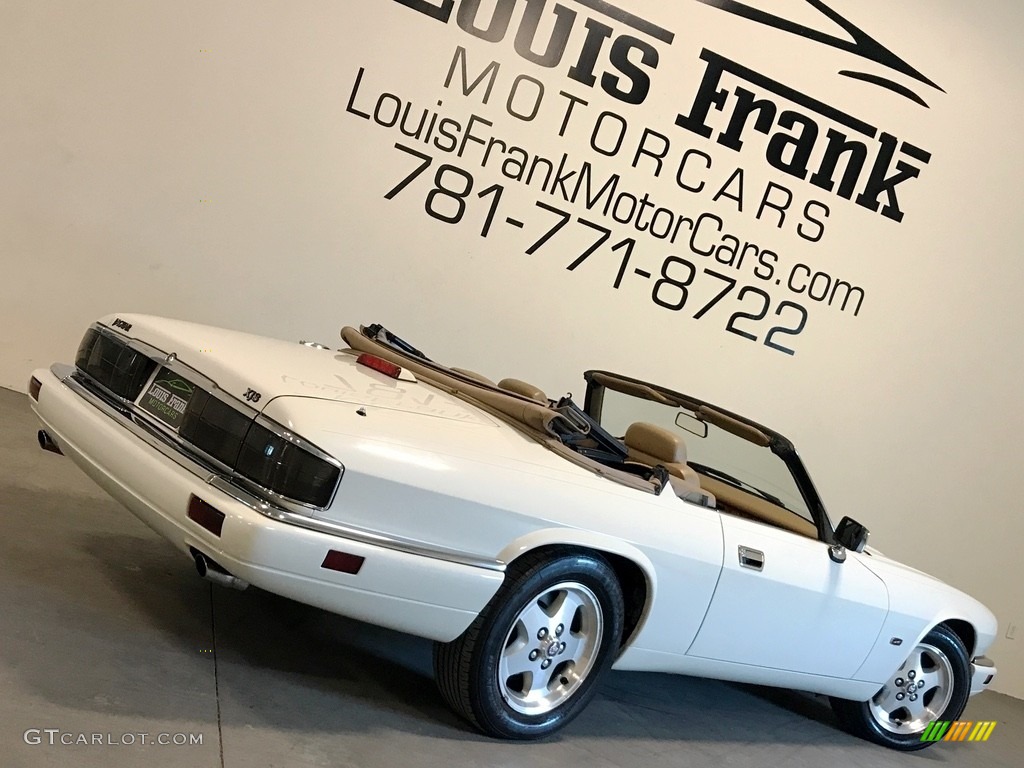 1995 XJ XJS Convertible - Glacier White / Coffee photo #5