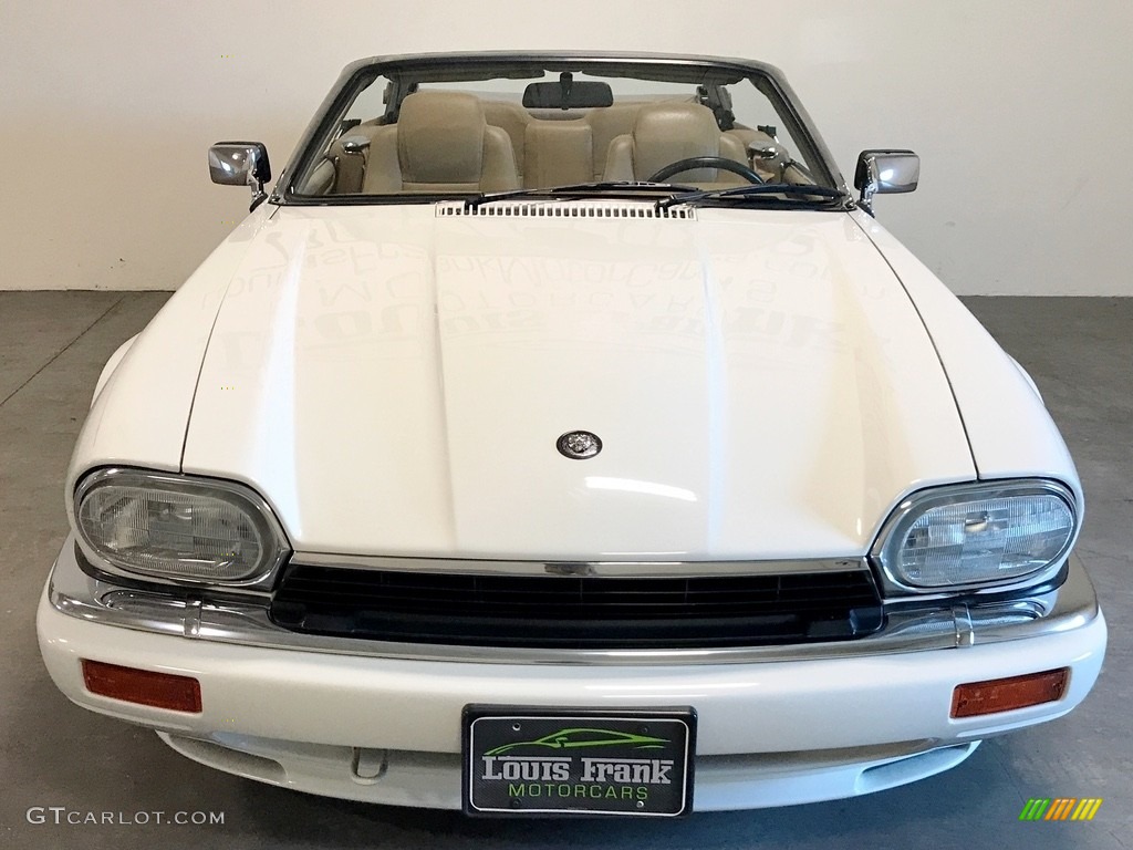 1995 XJ XJS Convertible - Glacier White / Coffee photo #7