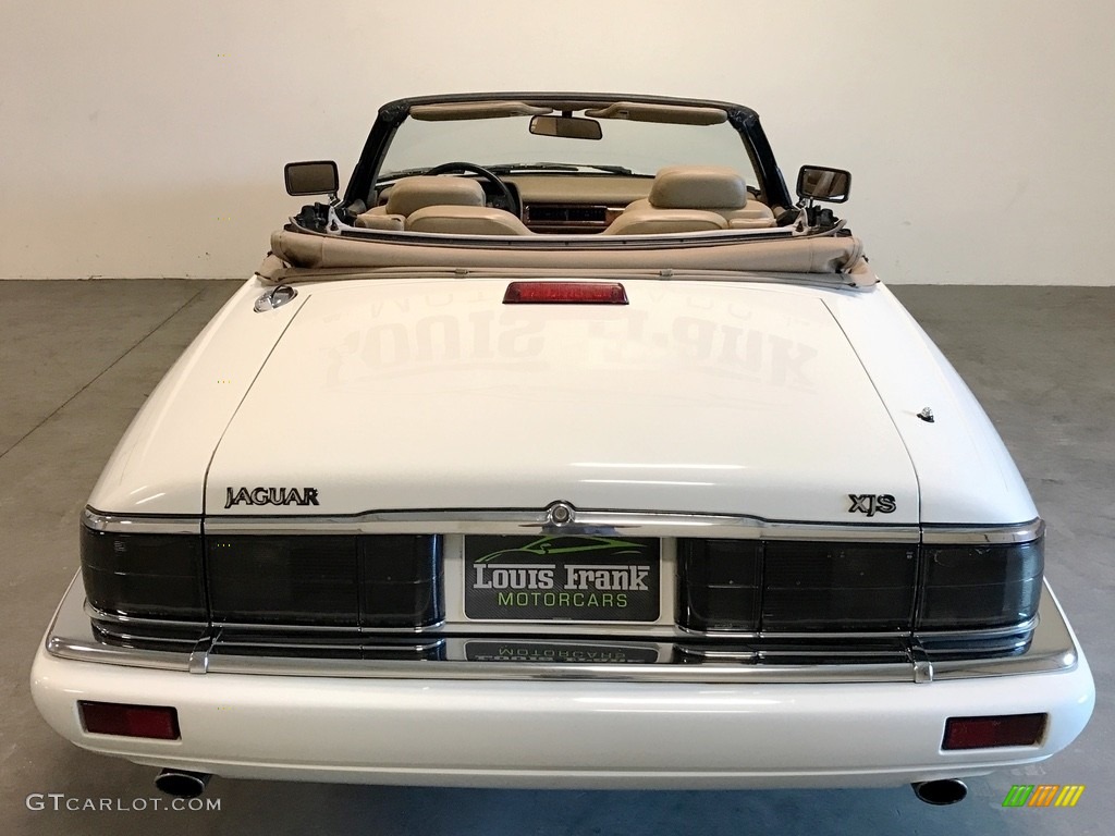 1995 XJ XJS Convertible - Glacier White / Coffee photo #8