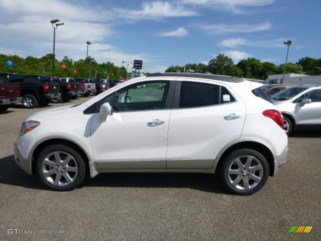 White Pearl Tricoat 2016 Buick Encore Premium Exterior Photo #138638787