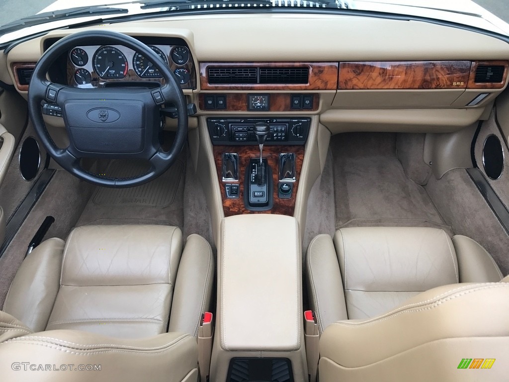 1995 XJ XJS Convertible - Glacier White / Coffee photo #10