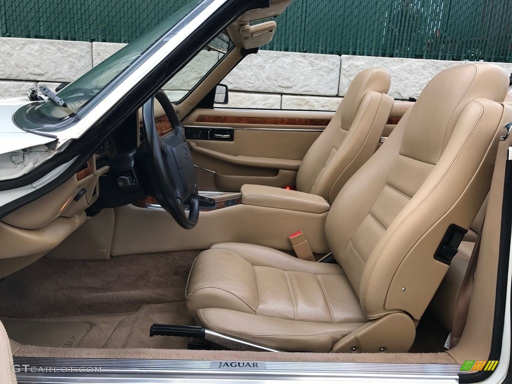1995 XJ XJS Convertible - Glacier White / Coffee photo #12