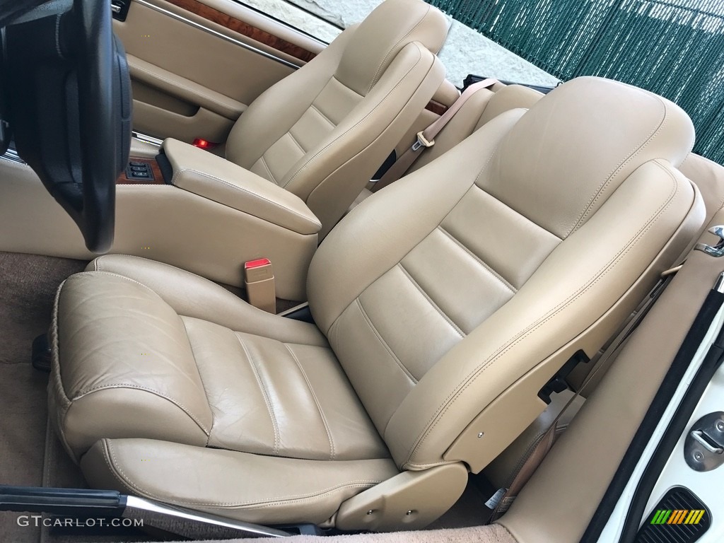 1995 XJ XJS Convertible - Glacier White / Coffee photo #14