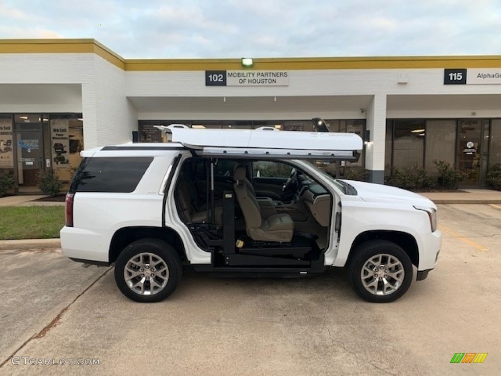 Summit White 2018 GMC Yukon SLT Wheelchair Accessible Exterior Photo #138638976