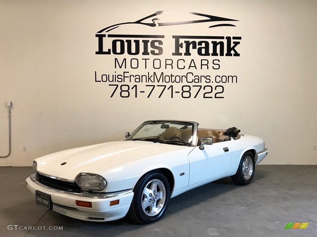 1995 XJ XJS Convertible - Glacier White / Coffee photo #18