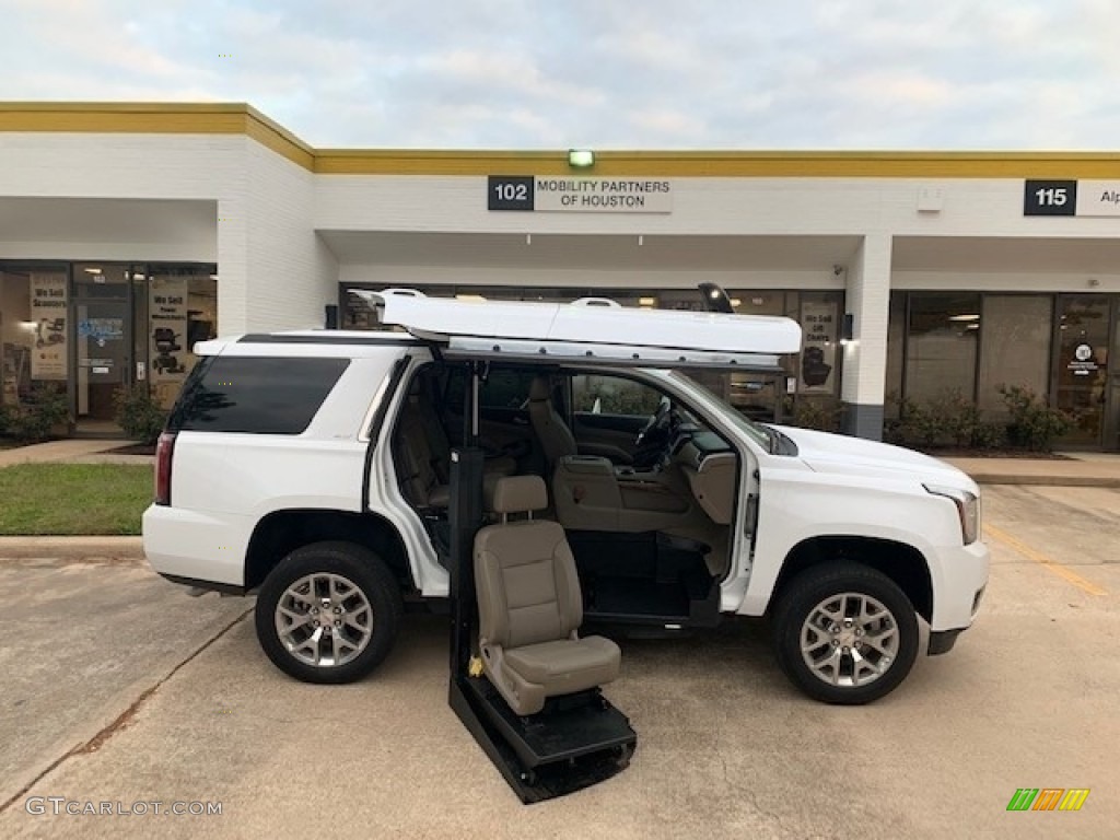 Summit White 2018 GMC Yukon SLT Wheelchair Accessible Exterior Photo #138639087