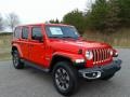 2020 Firecracker Red Jeep Wrangler Unlimited Sahara 4x4  photo #4