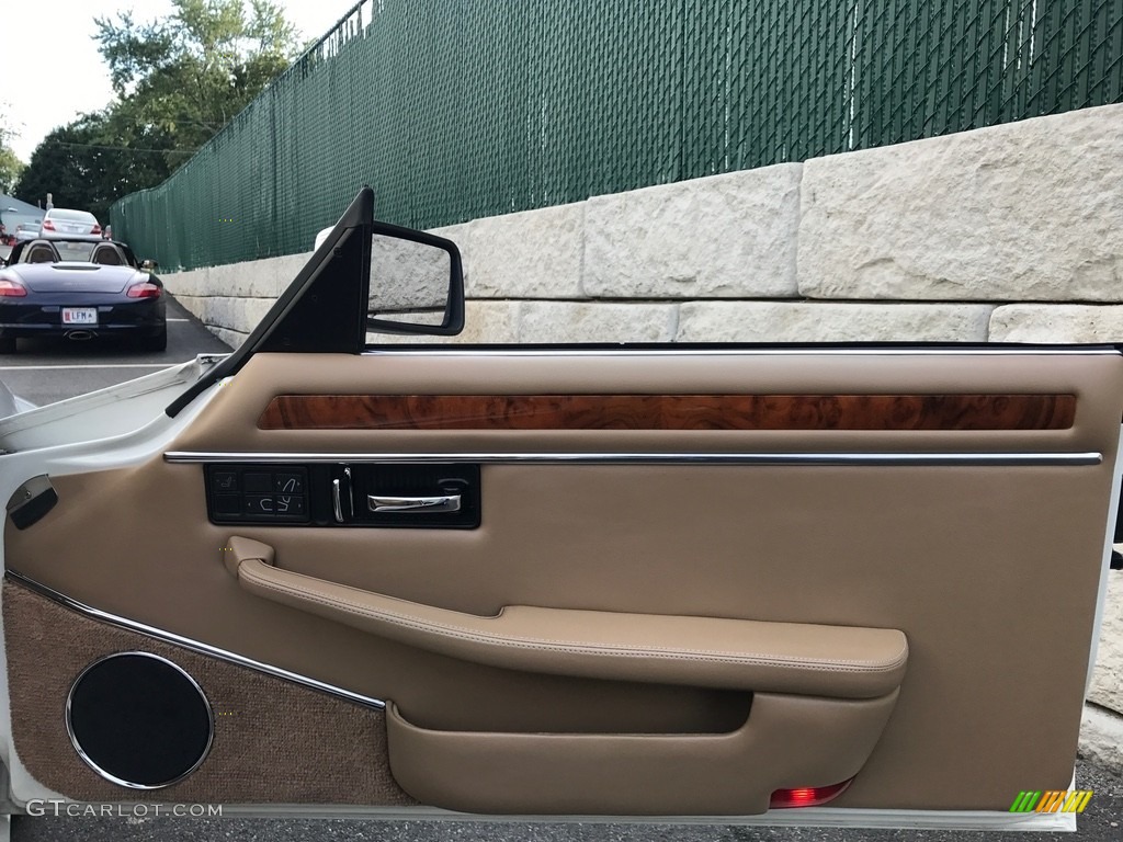 1995 Jaguar XJ XJS Convertible Coffee Door Panel Photo #138640143