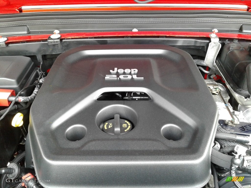 2020 Jeep Wrangler Unlimited Sahara 4x4 2.0 Liter Turbocharged DOHC 16-Valve VVT 4 Cylinder Engine Photo #138640239