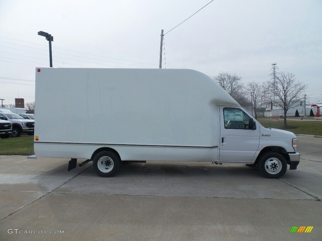 Oxford White 2021 Ford E Series Cutaway E350 Commercial Moving Truck Exterior Photo #138640260