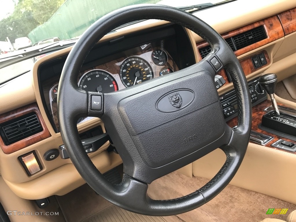 1995 Jaguar XJ XJS Convertible Coffee Steering Wheel Photo #138640302