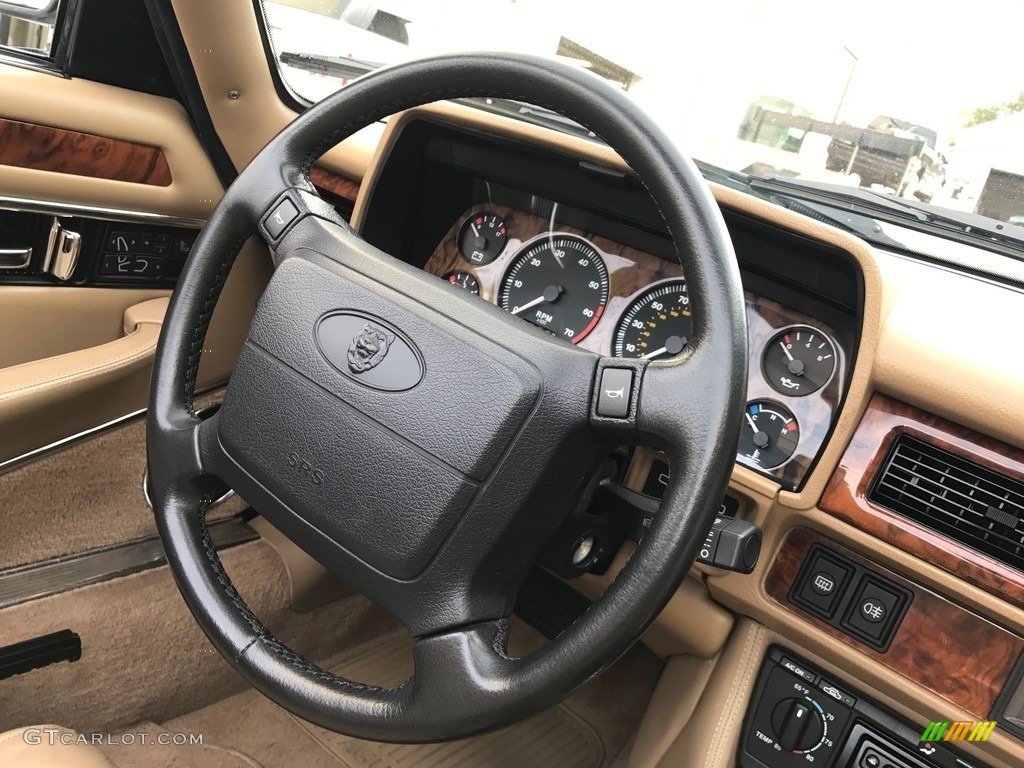 1995 Jaguar XJ XJS Convertible Coffee Steering Wheel Photo #138640323