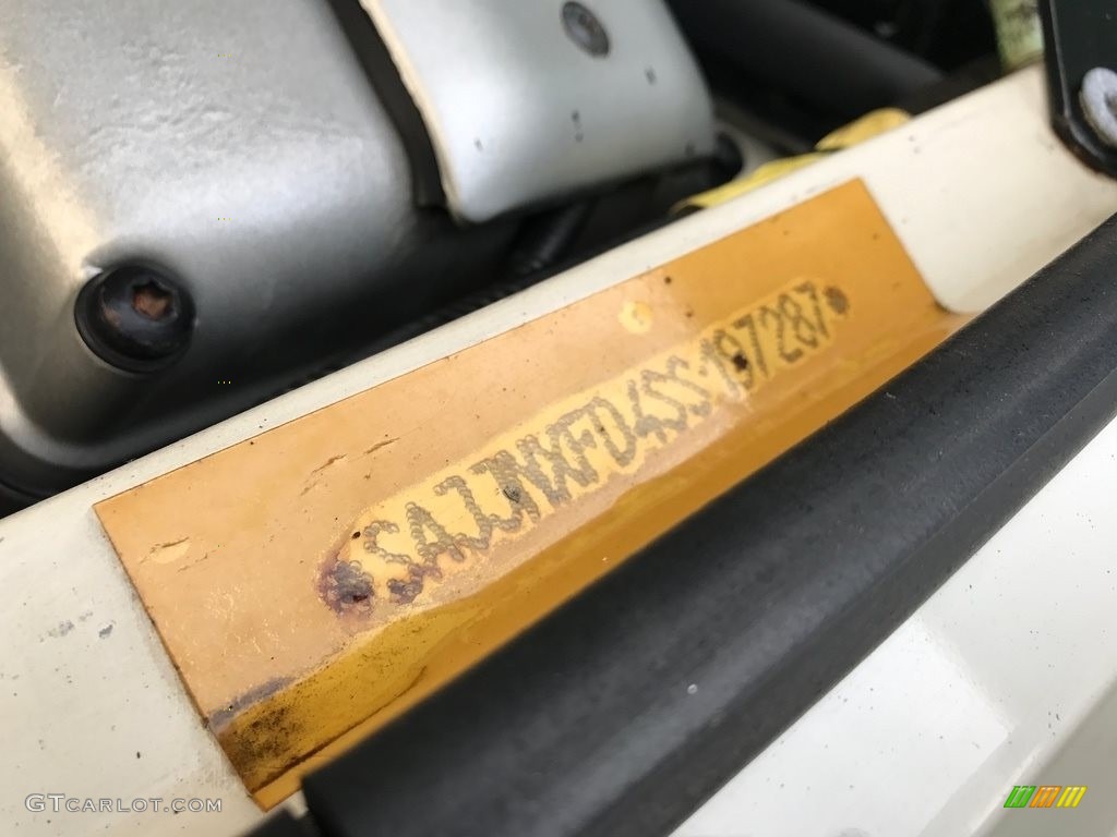 1995 XJ XJS Convertible - Glacier White / Coffee photo #103