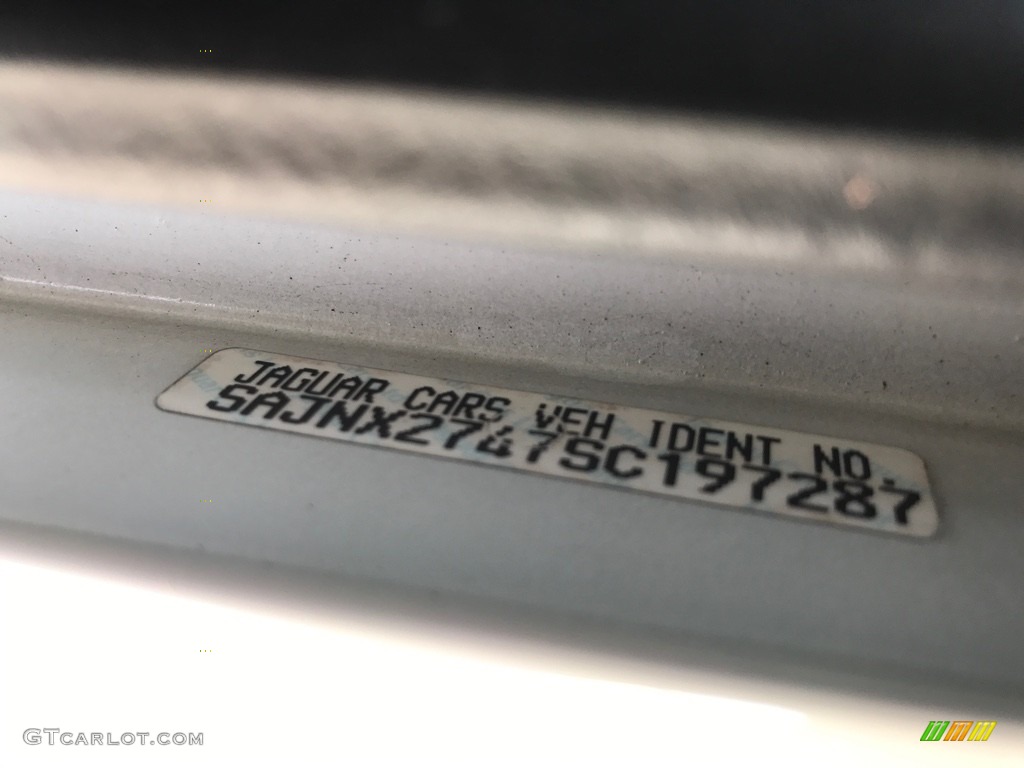 1995 XJ XJS Convertible - Glacier White / Coffee photo #108