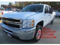 2014 Summit White Chevrolet Silverado 2500HD LS Crew Cab 4x4  photo #1