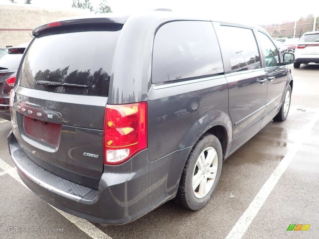 2012 Grand Caravan Crew - Dark Charcoal Pearl / Black/Light Graystone photo #3