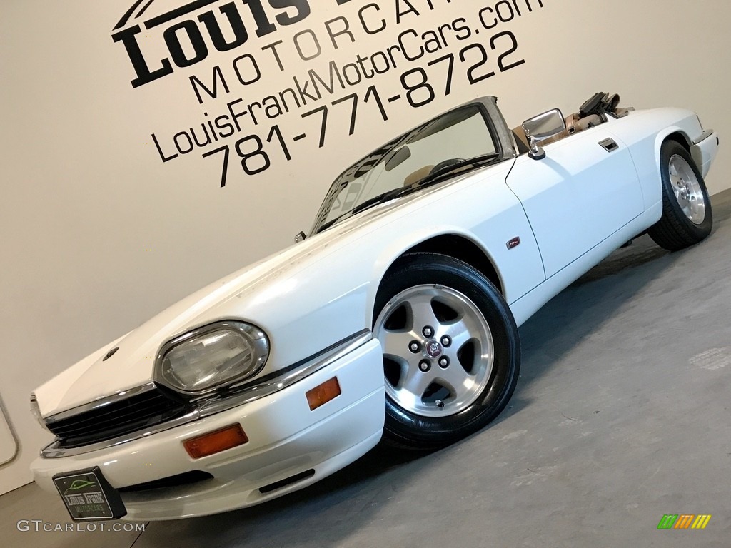 1995 XJ XJS Convertible - Glacier White / Coffee photo #125