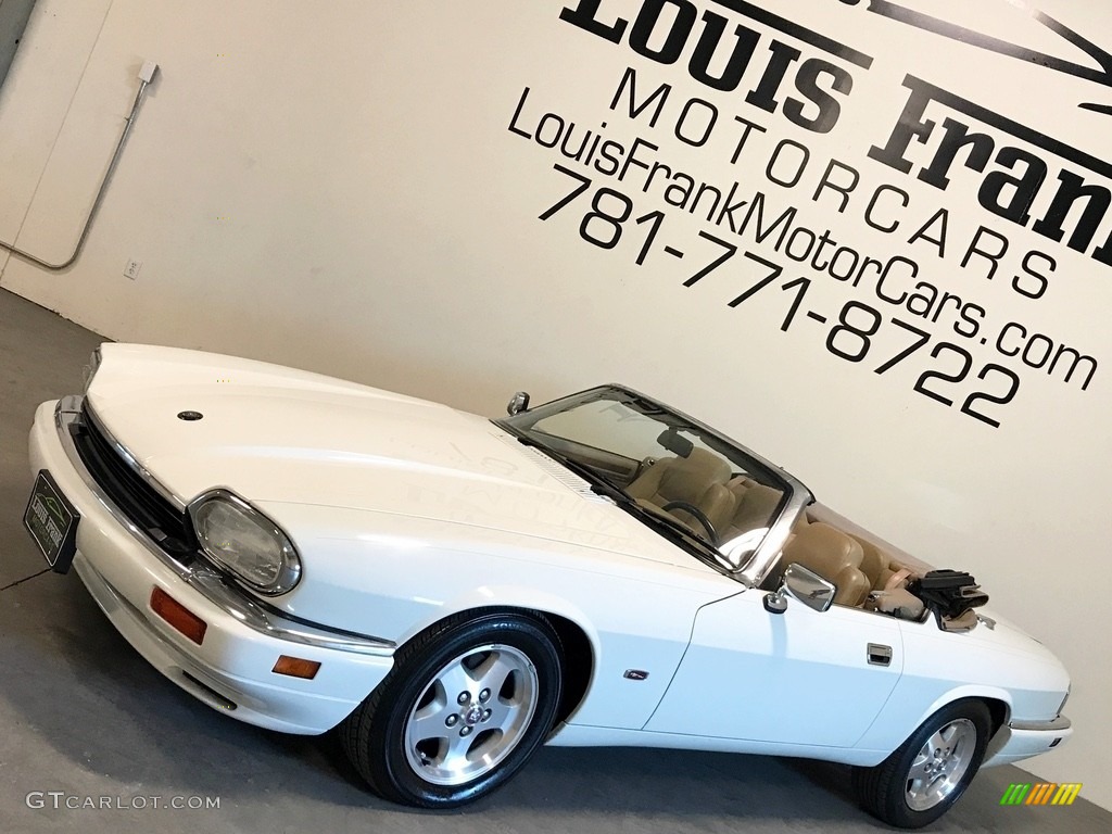 1995 XJ XJS Convertible - Glacier White / Coffee photo #126