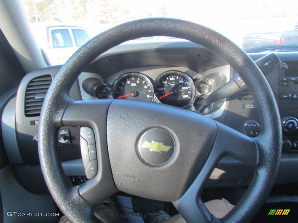 2014 Silverado 2500HD LS Crew Cab 4x4 - Summit White / Dark Titanium photo #25