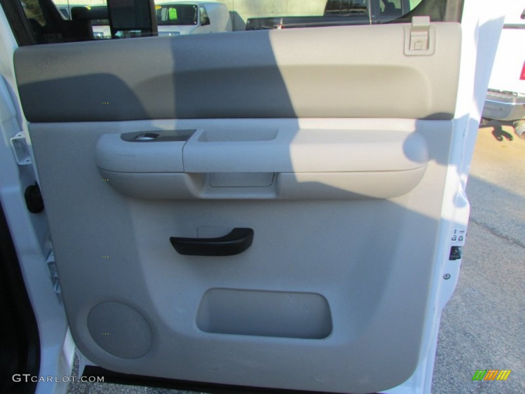 2014 Chevrolet Silverado 2500HD LS Crew Cab 4x4 Dark Titanium Door Panel Photo #138642446