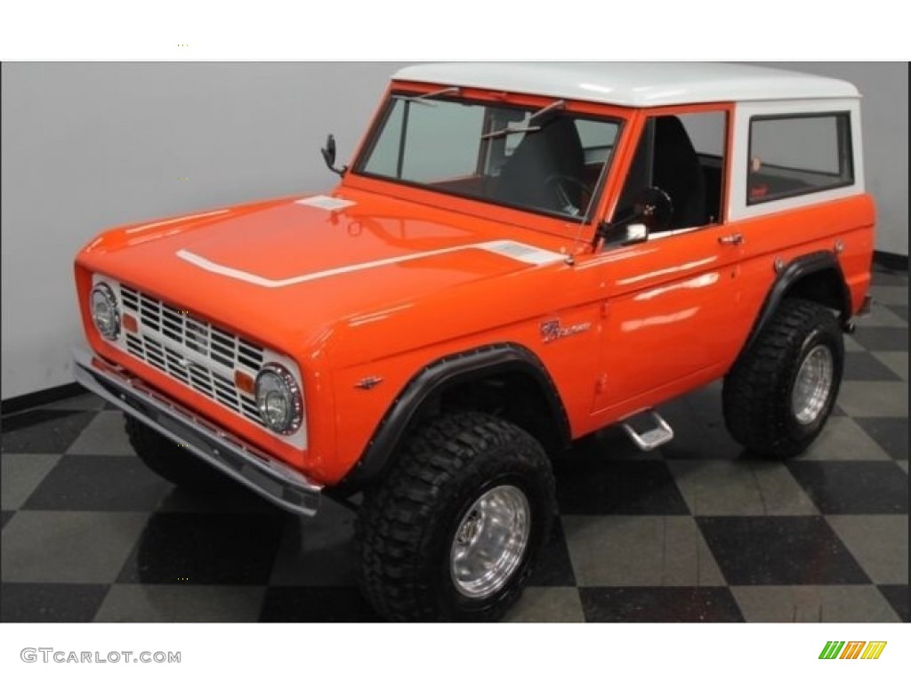 Orange 1966 Ford Bronco Utility Exterior Photo #138643266