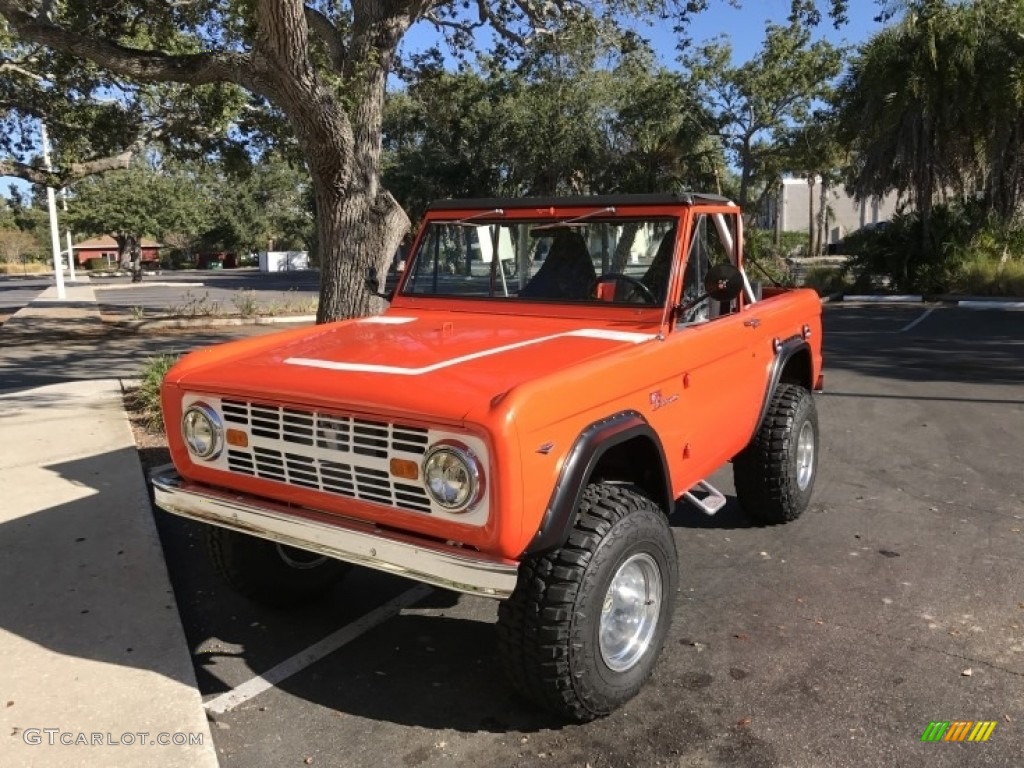 Orange 1966 Ford Bronco Utility Exterior Photo #138643344