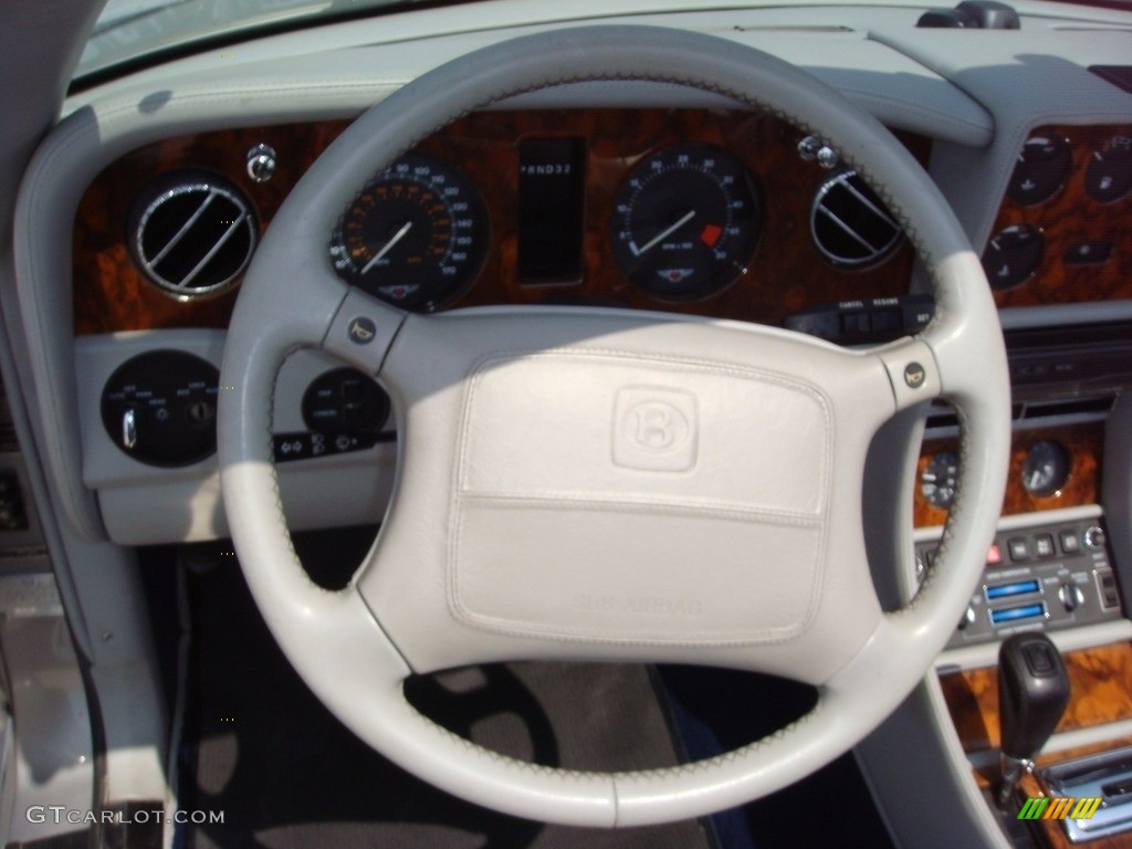 1997 Bentley Azure Standard Azure Model Navy Blue/Beige Steering Wheel Photo #138645117