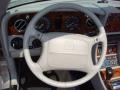 1997 Bentley Azure Navy Blue/Beige Interior Steering Wheel Photo
