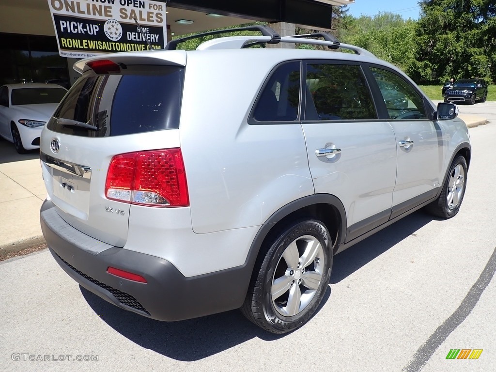 2013 Sorento EX AWD - Bright Silver / Black photo #2