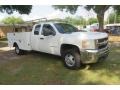 2007 Summit White Chevrolet Silverado 3500HD Extended Cab 4x4 Chassis  photo #2