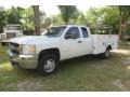 2007 Summit White Chevrolet Silverado 3500HD Extended Cab 4x4 Chassis  photo #3