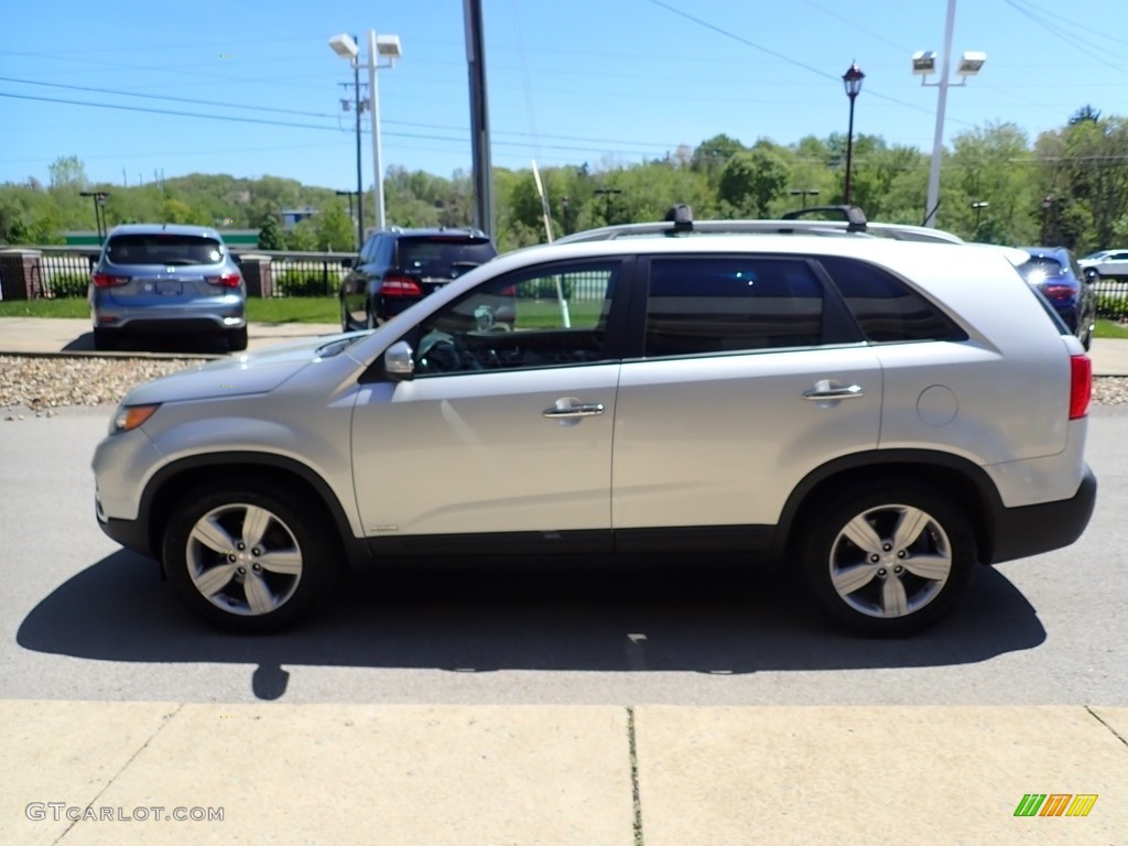 2013 Sorento EX AWD - Bright Silver / Black photo #6