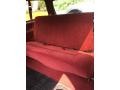 1995 Ford Bronco Red Interior Rear Seat Photo