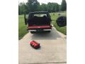 1995 Ford Bronco Red Interior Trunk Photo