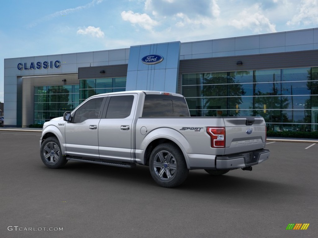 2020 F150 XLT SuperCrew 4x4 - Iconic Silver / Black photo #4