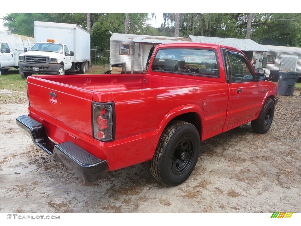 1992 B-Series Truck B2200 Regular Cab - Blaze Red / Gray photo #7