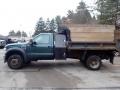 Forest Green Metallic 2008 Ford F550 Super Duty XL Regular Cab 4x4 Dump Truck Exterior