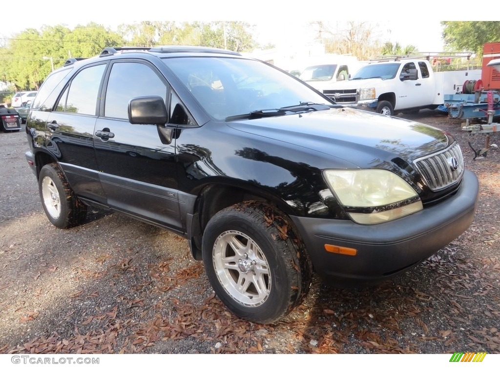2002 RX 300 - Black Onyx / Ivory photo #2