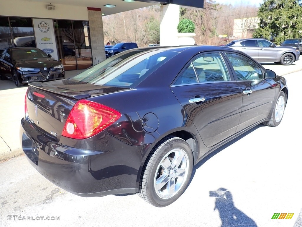 2009 G6 V6 Sedan - Carbon Black Metallic / Ebony photo #2