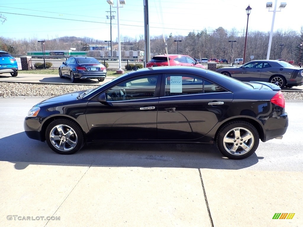 2009 G6 V6 Sedan - Carbon Black Metallic / Ebony photo #6