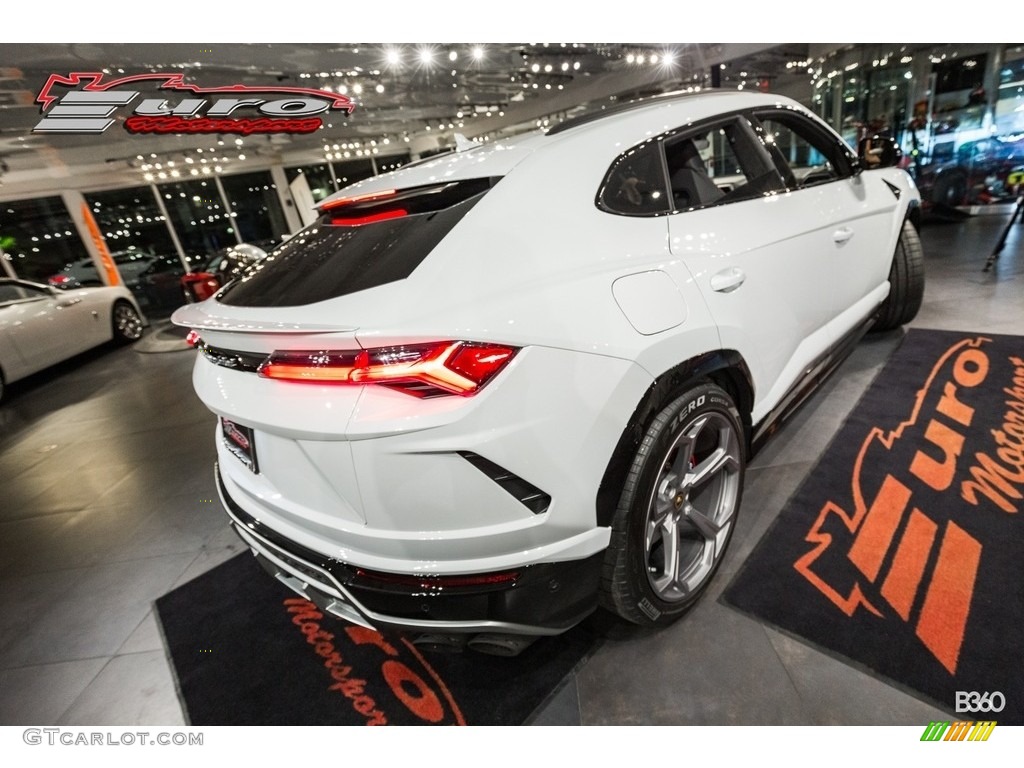 2019 Urus AWD - Bianco Icarus Metallic / Arancio Leonis/Nero Ade photo #7