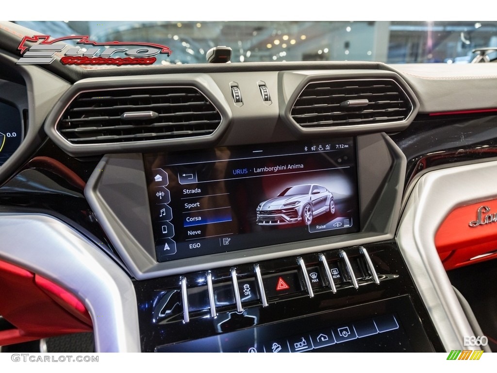 2019 Urus AWD - Bianco Icarus Metallic / Arancio Leonis/Nero Ade photo #15