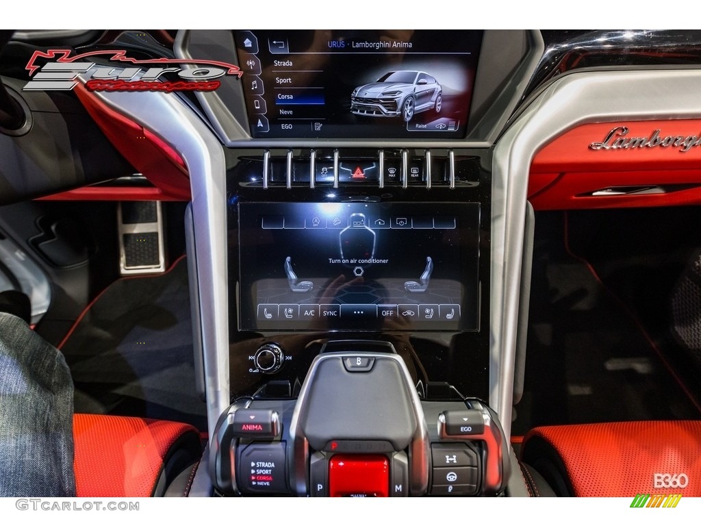 2019 Urus AWD - Bianco Icarus Metallic / Arancio Leonis/Nero Ade photo #16