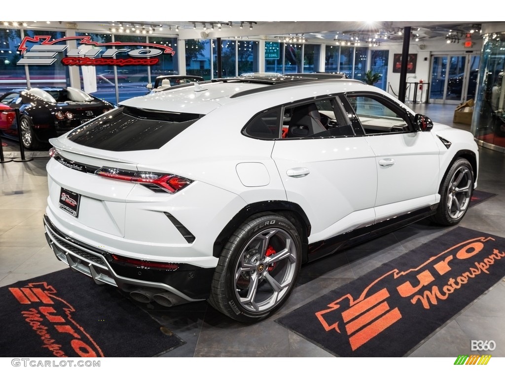 2019 Urus AWD - Bianco Icarus Metallic / Arancio Leonis/Nero Ade photo #40